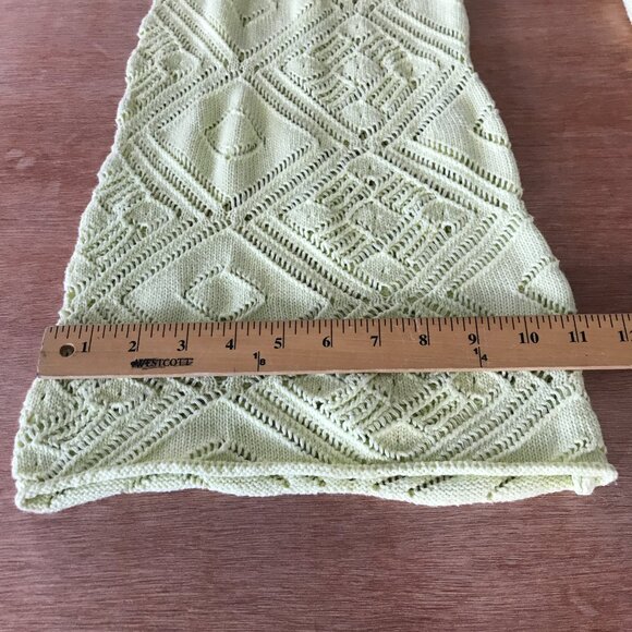 Free People Movement Beach Flare Pants Women M Yellow Crochet Geometric Stretch - Picture 13 of 16